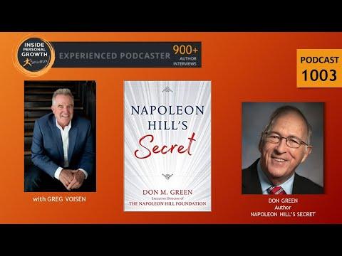 Podcast 1003: Napoleon Hill's Secret with Don Green