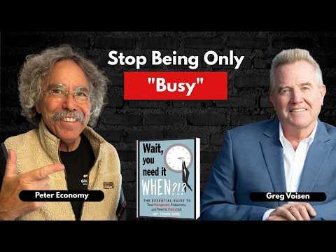 Podcast 1306: Wait, You Need It When?! Mastering the Art of Getting Things Done by Peter Economy